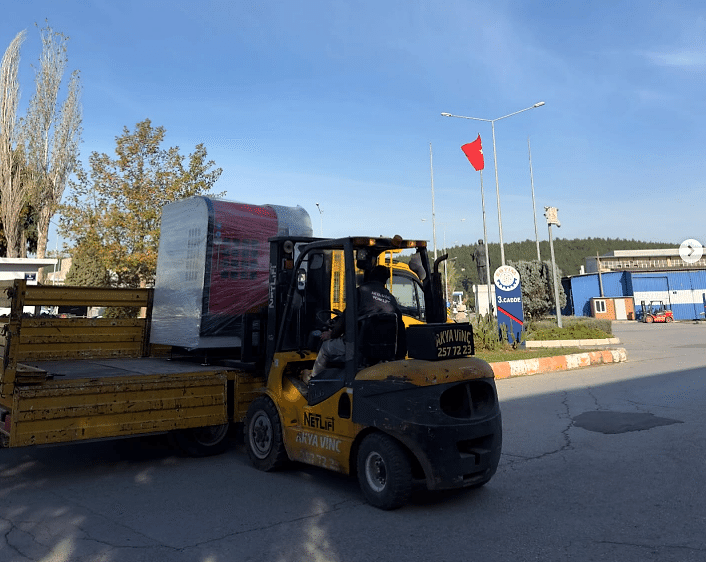THE WRM26 CNC WHEEL TURNING MACHINE SHIPPED TO KARABAĞLAR, IZMIR BY TORNADO CNC