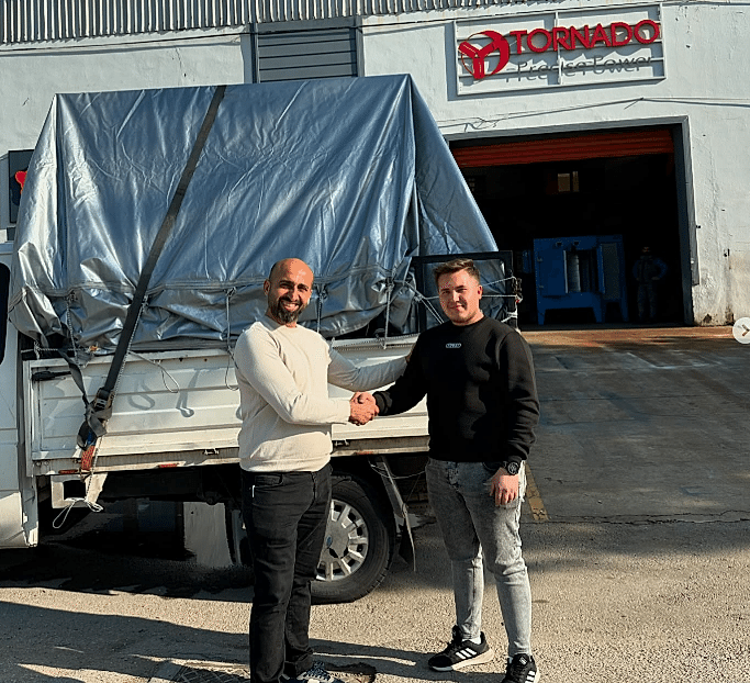 Tornado CNC SHIPPED HRW22 CNC WHEEL TURNING MACHINE TO UŞAK TURKIYE