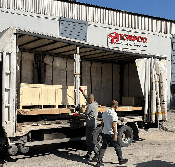 Tornado CNC Frame Straightening Machine Shipped to Urfa, Türkiye