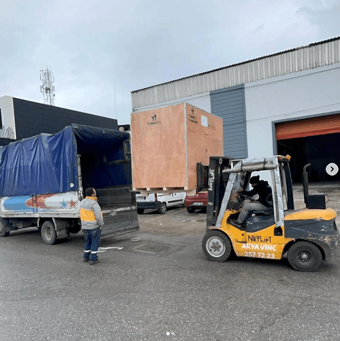 KONYA HRW 22 HORIZONTAL CNC DIAMOND CUT MACHINE SHIPMENT TO KONYA TURKEY 