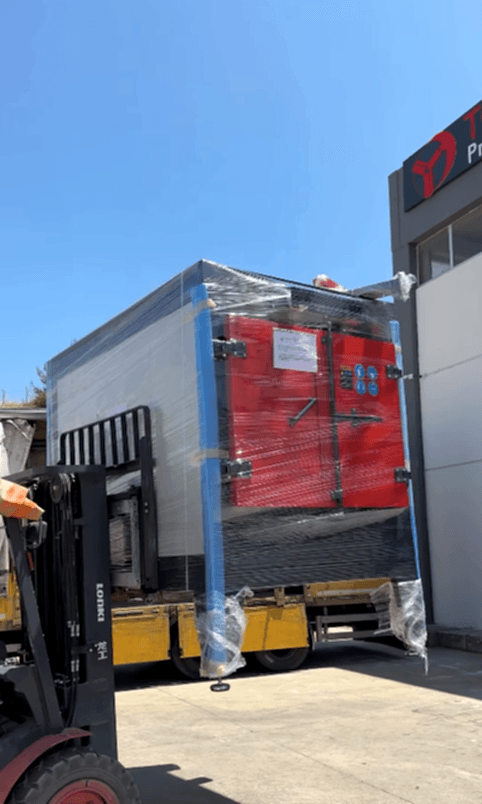 POWDER COATING OVEN SET SHIPMENT TO ARSLAN JANT LASTİK IN SAMSUN